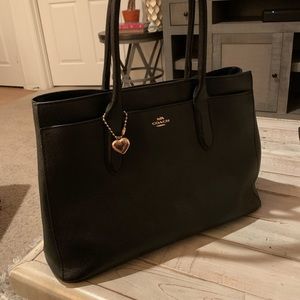 Black coach purse